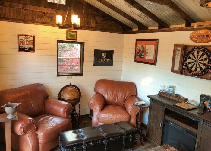 10x12 man cave shed